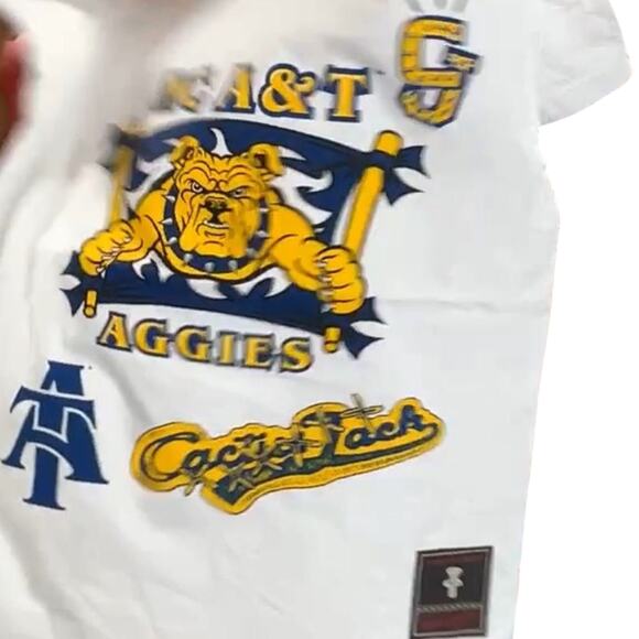 Travis Scott x Mitchell & Ness North
Carolina A&T Aggies Tee Size M New w/o Tag - Picture 3 of 6